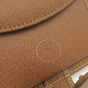 ルイヴィトン LOUIS VUITTON ポルトビエ コンパクト M63551 キャメル エピレザー 二つ折り財布 シルバー金具 茶 コンパクト財布