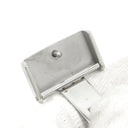 フランクミュラー FRANCK MULLER ロングアイランド 1000 1002 1100 1150 1200 1300 シルバー ステンレススチール 腕時計パーツ 純正 22mm幅対応 Dバックル SS 銀