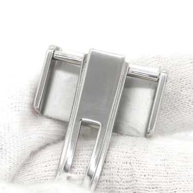 フランクミュラー FRANCK MULLER ロングアイランド 1000 1002 1100 1150 1200 1300 シルバー ステンレススチール 腕時計パーツ 純正 22mm幅対応 Dバックル SS 銀