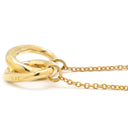 ティファニー Tiffany & Co ダブルループ イエローゴールド K18YG ネックレス エルサペレッティ 750 18金