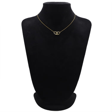 ティファニー Tiffany & Co ダブルループ イエローゴールド K18YG ネックレス エルサペレッティ 750 18金