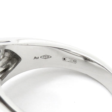 ブルガリ BVLGARI ディーヴァ ドリーム ホワイトゴールド K18WG ダイヤモンド アクアマリン リング 指輪 750 18金 12号