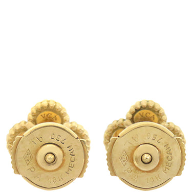 ヴァンクリーフアーペル Van Cleef & Arpels スウィート アルハンブラ VCARA44800 パールホワイトXイエローゴールド K18YG マザーオブパール ピアス 750YG 18K