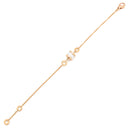 ブルガリ BVLGARI ビーゼロワン エレメント ピンクゴールドXホワイト K18PG セラミック SM ブレスレット ローズゴールド