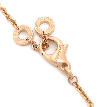 ブルガリ BVLGARI ビーゼロワン エレメント ピンクゴールドXホワイト K18PG セラミック SM ブレスレット ローズゴールド