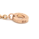 ブルガリ BVLGARI ビーゼロワン エレメント ピンクゴールドXホワイト K18PG セラミック SM ブレスレット ローズゴールド