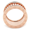 ブルガリ BVLGARI ビーゼロワン ロック B-zero1 4バンドリング 357957 ピンクゴールド×ブラック K18PG セラミック #51(JP11) リング 指輪 黒 750PG 18金 10号