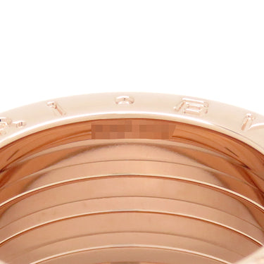 ブルガリ BVLGARI ビーゼロワン ロック B-zero1 4バンドリング 357957 ピンクゴールド×ブラック K18PG セラミック #51(JP11) リング 指輪 黒 750PG 18金 10号