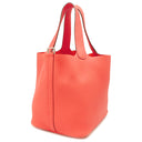 エルメス HERMES ピコタンロックMM ローズジャイプール トリヨンクレマンス ハンドバッグ シルバー金具