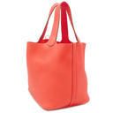 エルメス HERMES ピコタンロックMM ローズジャイプール トリヨンクレマンス ハンドバッグ シルバー金具