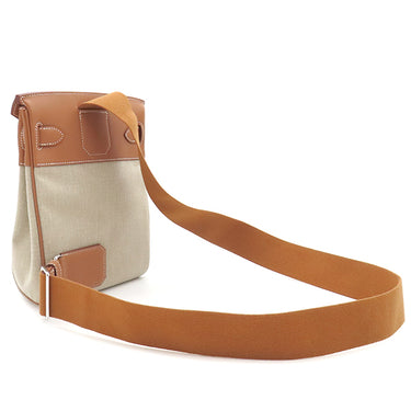 エルメス HERMES ケリー アッカド PM フィセル×ゴールド スイフト トワルビヴァーク ボディバッグ シルバー金具 ショルダー