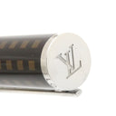 ルイヴィトン LOUIS VUITTON ジェットラック N79154 ダークブラウンXシルバー メタル ボールペン 茶 インク切れ