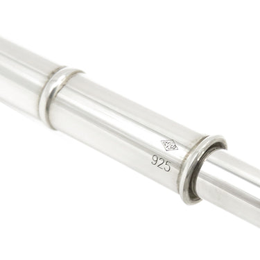 エルメス HERMES アジェンダ用チェーン付きボールペン シルバー シルバー925 ボールペン キャップ式 筆記確認済み