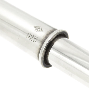 エルメス HERMES アジェンダ用チェーン付きボールペン シルバー シルバー925 ボールペン キャップ式 筆記確認済み