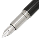 モンブラン Montblanc スターウォーカー カーボン 109340 ブラック×シルバー メタル アンスラサイトカーボンファイバー K14(ペン先) 万年筆 F(細字) カートリッジ付き