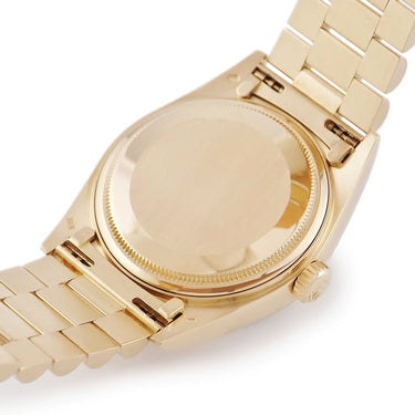 腕時計 ロレックス ROLEX デイデイト 36 18038 86番 自動巻き メンズ OH済 86番 K18YG無垢 純正ダイヤ ルビー