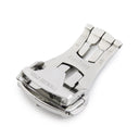 オメガ OMEGA シルバー ステンレススチール 腕時計パーツ 純正 18mm幅対応 フォールディング Dバックル パーツ 替え 交換 予備 ステンレス SS シルバー 銀