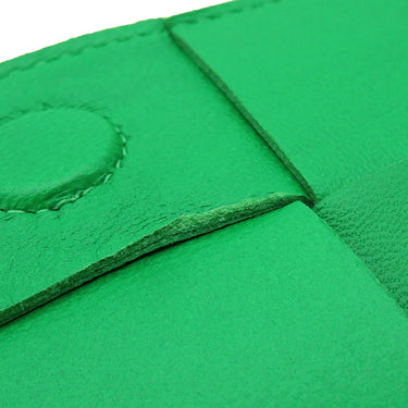 ボッテガヴェネタ BOTTEGA VENETA キャンディ カセット マキシイントレチャート 666688 グリーン ラムスキン ショルダーバッグ ゴールド金具 クロスボディ 緑