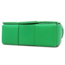 ボッテガヴェネタ BOTTEGA VENETA キャンディ カセット マキシイントレチャート 666688 グリーン ラムスキン ショルダーバッグ ゴールド金具 クロスボディ 緑