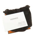 エルメス HERMES リヴァル ゴールド ヴォースイフト メタル グローブホルダー シルバー金具 茶