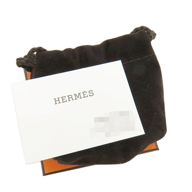 エルメス HERMES リヴァル ゴールド ヴォースイフト メタル グローブホルダー シルバー金具 茶