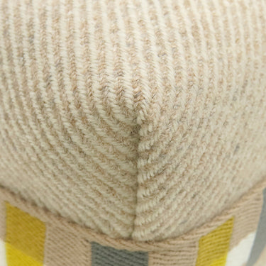 エルメス HERMES ブリッド ア ブラック オ カレPM セーグル ウール ポーチ シルバー金具 ハンドバッグ バニティバッグ