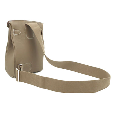 エルメス HERMES ケリー アッカド PM エトゥープ トゴ ボディバッグ シルバー金具 グレージュ ショルダー