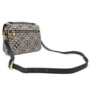 ルイヴィトン LOUIS VUITTON ポシェット メティス MM M57272 ブラック×ホワイト レザー モノグラムジャガードキャンバス 2WAYバッグ ゴールド金具 SINCE1854 ショルダー 黒 白