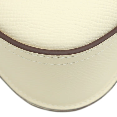 エルメス HERMES デッラ カヴァッレリア ミニ ナタ ヴォーエプソン ショルダーバッグ シャンパンゴールド金具 アイボリー