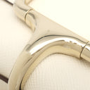 エルメス HERMES デッラ カヴァッレリア ミニ ナタ ヴォーエプソン ショルダーバッグ シャンパンゴールド金具 アイボリー