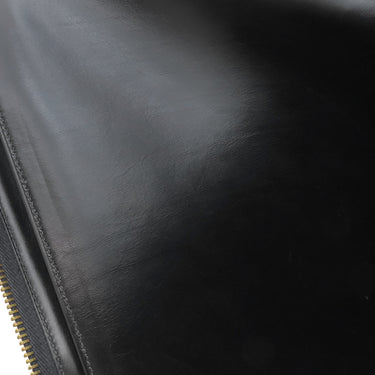 エルメス HERMES 書類ケース ブラック ボックスカーフ クラッチバッグ ゴールド金具 黒 ドキュメントケース セカンドバッグ