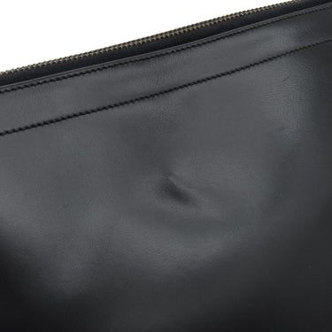 エルメス HERMES 書類ケース ブラック ボックスカーフ クラッチバッグ ゴールド金具 黒 ドキュメントケース セカンドバッグ