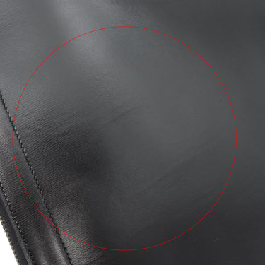 エルメス HERMES 書類ケース ブラック ボックスカーフ クラッチバッグ ゴールド金具 黒 ドキュメントケース セカンドバッグ