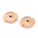 エルメス HERMES フィネス ピンクゴールド K18PG ダイヤモンド ピアス 34Pダイヤ 750 ローズゴールド トグルクラスプ