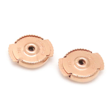 エルメス HERMES フィネス ピンクゴールド K18PG ダイヤモンド ピアス 34Pダイヤ 750 ローズゴールド トグルクラスプ