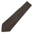 シャネル CHANEL CO柄 9.5cm ブラック×ゴールド シルク ネクタイ 黒 アルファベット