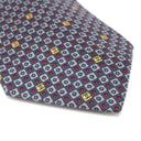 シャネル CHANEL ココマーク 総柄 9.5cm マルチカラー シルク ネクタイ 市松文様