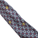 シャネル CHANEL ココマーク 総柄 9.5cm マルチカラー シルク ネクタイ 市松文様