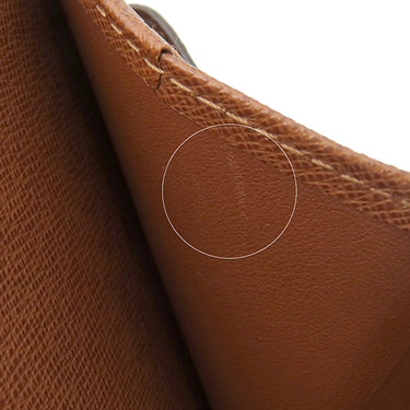 ルイヴィトン LOUIS VUITTON コンパクトジップ M61667 モノグラム モノグラムキャンバス 二つ折り財布 ゴールド金具 コンパクトウォレット 茶