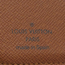 ルイヴィトン LOUIS VUITTON コンパクトジップ M61667 モノグラム モノグラムキャンバス 二つ折り財布 ゴールド金具 コンパクトウォレット 茶