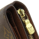 ルイヴィトン LOUIS VUITTON コンパクトジップ M61667 モノグラム モノグラムキャンバス 二つ折り財布 ゴールド金具 コンパクトウォレット 茶