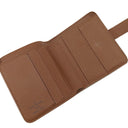 ルイヴィトン LOUIS VUITTON コンパクトジップ M61667 モノグラム モノグラムキャンバス 二つ折り財布 ゴールド金具 コンパクトウォレット 茶