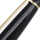 モンブラン Montblanc マイスターシュテュック ゴールド クラシック ブラック×ゴールド GP プレシャスレジン ボールペン 黒 筆記確認済み 黒インク