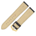 カルティエ Cartier ブラック クロコダイル GP 腕時計パーツ 新品同様 純正 替え クロコ バンド ベルト ストラップ 純正GP製尾錠付き 20ｍｍ ブラック 黒