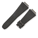 リシャール・ミル RICHARD MILLE RM-11用 ブラック クロコダイル 腕時計パーツ 純正 替え ベルト バンド ストラップ 28mm シャイニー 黒 ブラック