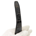 リシャール・ミル RICHARD MILLE RM-11用 ブラック クロコダイル 腕時計パーツ 純正 替え ベルト バンド ストラップ 28mm シャイニー 黒 ブラック