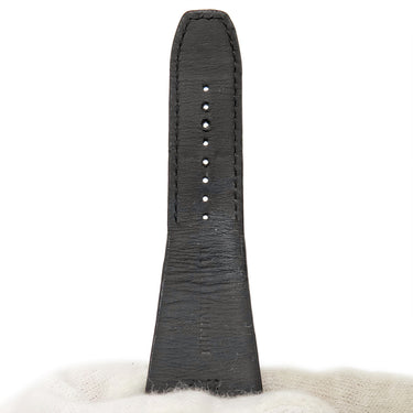 リシャール・ミル RICHARD MILLE RM-11用 ブラック クロコダイル 腕時計パーツ 純正 替え ベルト バンド ストラップ 28mm シャイニー 黒 ブラック