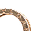 ブルガリ BVLGARI ビーゼロワン B-zero1 3バンド ダイヤリング ピンクゴールド K18PG ダイヤモンド #49(JP9) リング 指輪 4P 4石 750PG 18金 8.5号