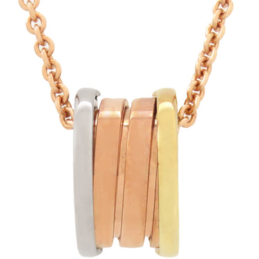 ブルガリ BVLGARI ビーゼロワン パーフェクトミステイク 352397 イエローゴールドXピンクゴールドXホワイトゴールド K18YG K18WG K18PG ネックレス スリーカラー B-zero1 ペンダント 18K 750 YG WG PG