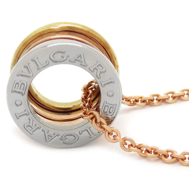 ブルガリ BVLGARI ビーゼロワン パーフェクトミステイク 352397 イエローゴールドXピンクゴールドXホワイトゴールド K18YG K18WG K18PG ネックレス スリーカラー B-zero1 ペンダント 18K 750 YG WG PG